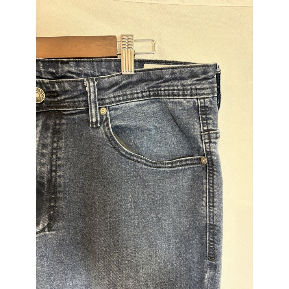 AXEL Buffalo David Button Jeans Men's Size 36x34 Slim Bootcut Medium Wash Denim - Picture 4 of 13